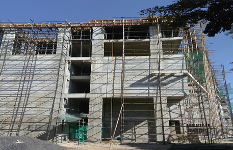 Construction of Hostel Building for National Center for Biological Sciences at GKVK Campus, Bangalore.