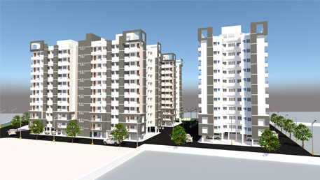 Construction of 240nos Type-II Residential buildings including internal water supply