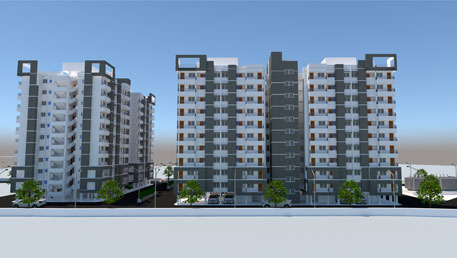 Construction of 240nos Type-II Residential buildings including internal water supply